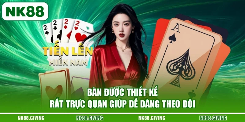 Bàn được thiết kế rất trực quan giúp dễ dàng theo dõi